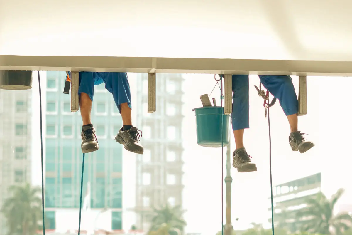 Awning cleaning service